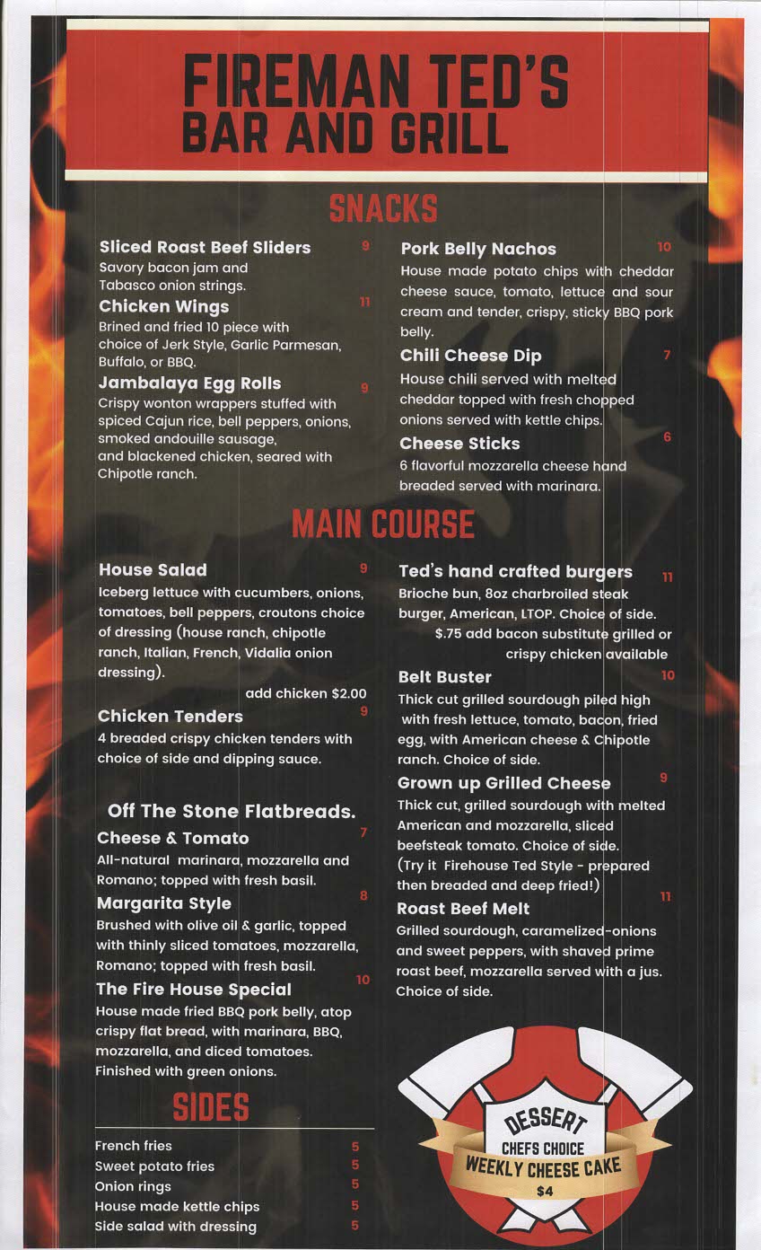 Fireman Ted's Bar And Grill Joliet, IL